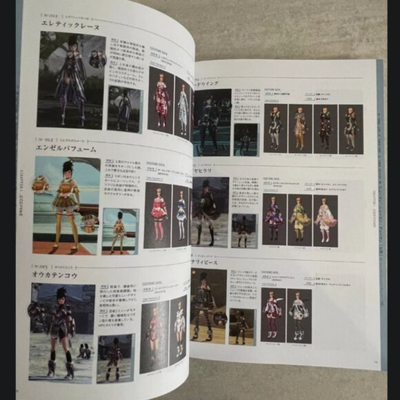 Phantasy Star Online 2 Fashion Catalog 2012-2015 Art Book Japanese Text PSO PSO2 - Picture 7 of 10